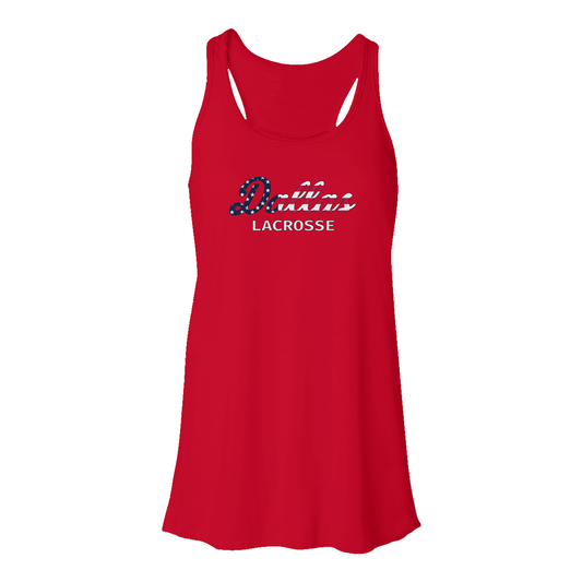 Women's SMU Lacrosse Flowy Racerback Tank