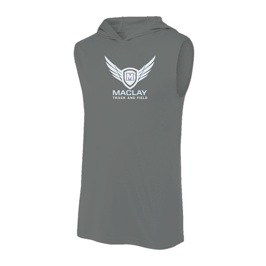 Adult Maclay Track & Field Sport-Tek Sleeveless Hoodie