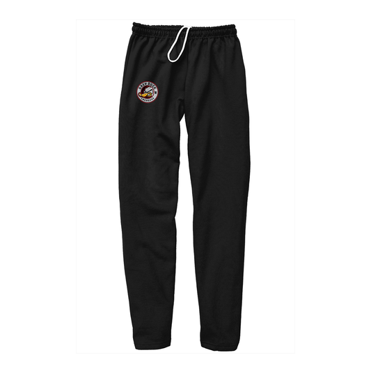 Adult Grey Duck Lacrosse Gildan Relaxed Sweatpants