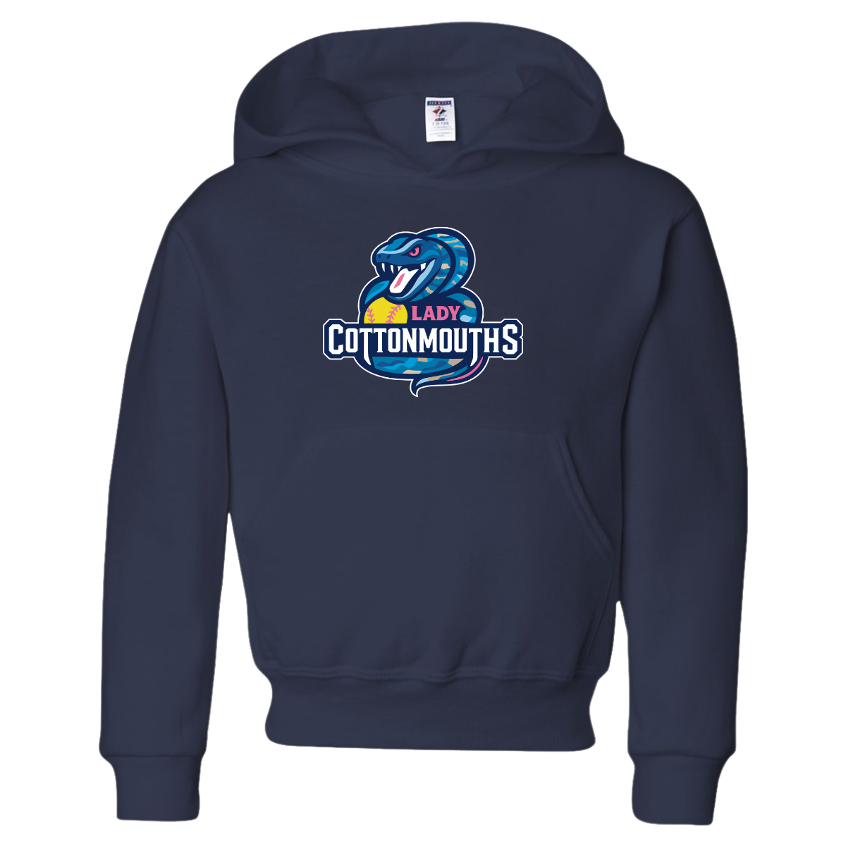 Youth Lady Cottonmouths 12U Jerzees Nublend Hoodie