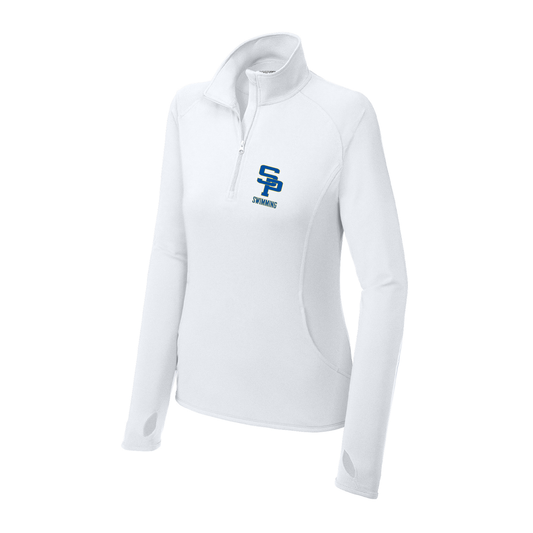 Women's St. Paul's Swimming Sport Wick 1/4 Zip Pullover