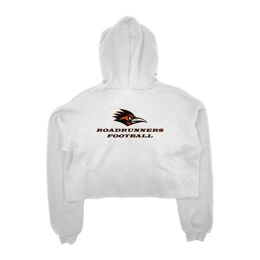 Women's Ellington Roadrunners Bella + Canvas Crop Hoodie