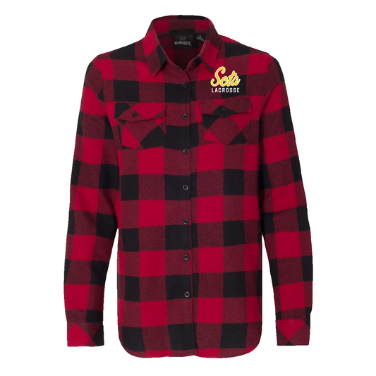 Women's Minnesota Lacrosse Burnside Flannel Shirt