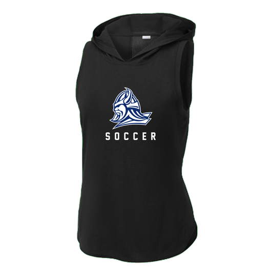 Women's Maclay Soccer Sport-Tek Solid Hoodie Tank