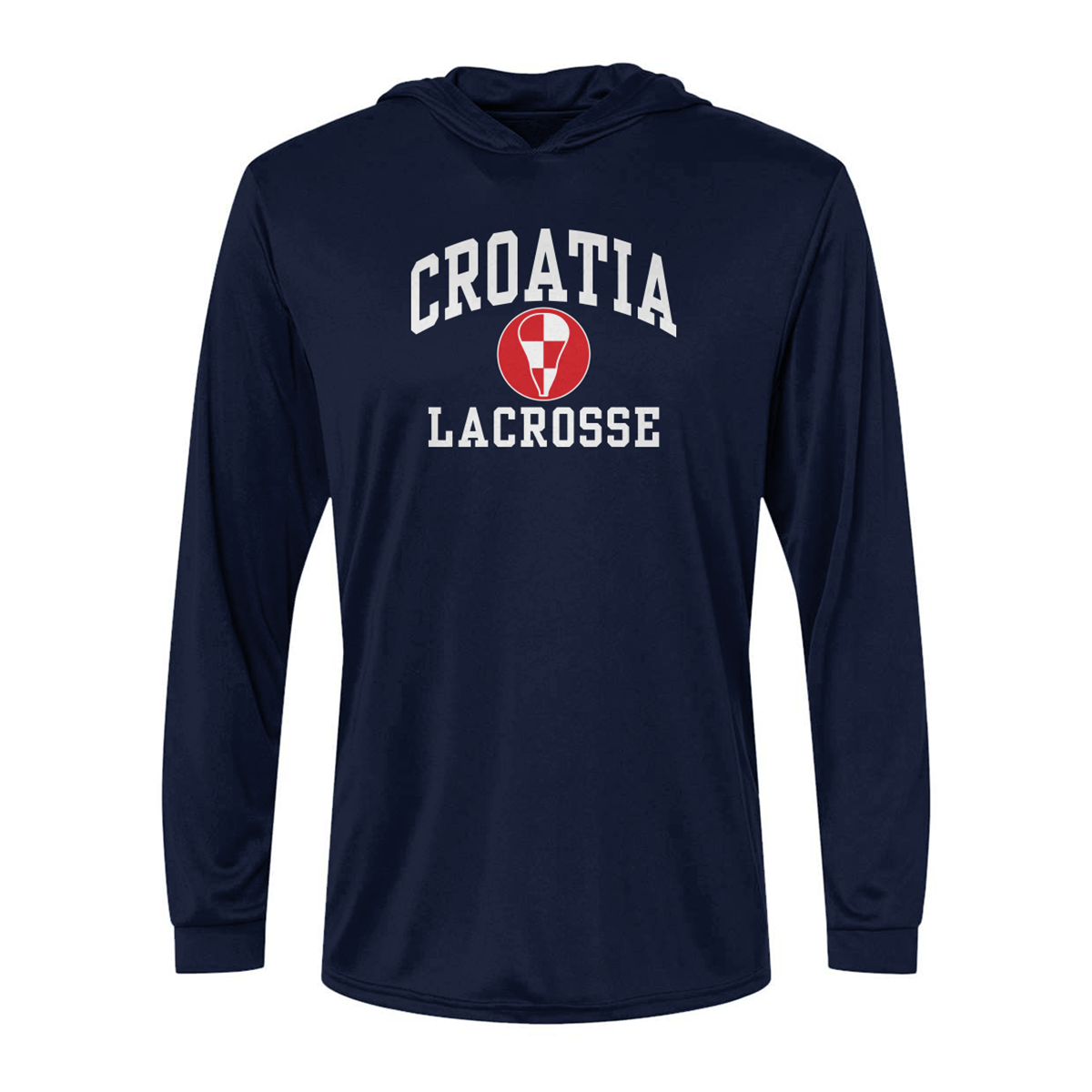Adult Croatia Lacrosse Paragon Bahama Sun Hoodie