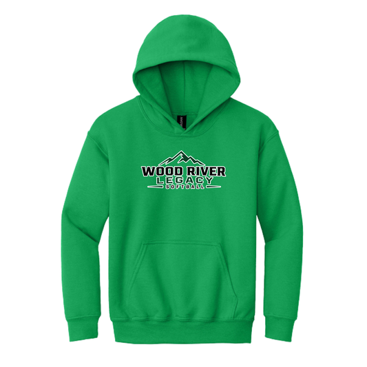 Youth Wood River Legacy Softball Gildan Hoodie