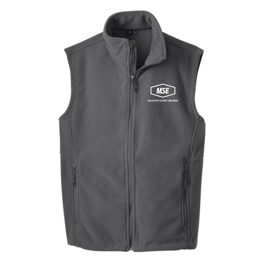 Adult Mississippi Export Railroad Port Authority Fleece Vest