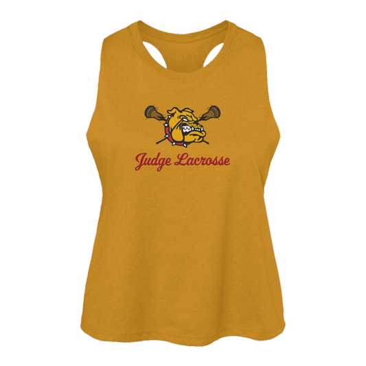 Women's Judge Lax Racerback Cropped Tank