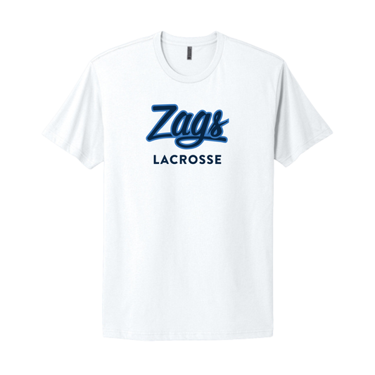 Adult Key Lacrosse Next Level Cotton T-Shirt