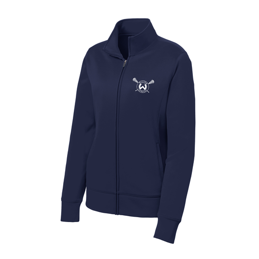 Women's Wilton Lacrosse Sport-Tek Fleece Full-Zip Jacket
