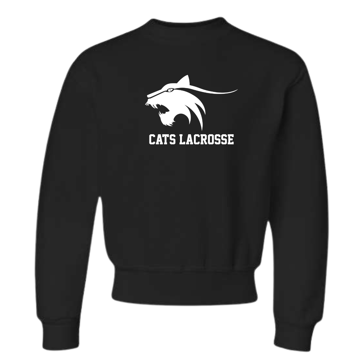 Youth Springdale Wildcats Lacrosse Jerzees Nublend Crewneck Sweatshirt