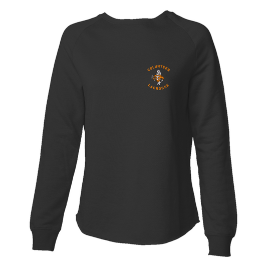 Women's Tennessee Lacrosse Wave Wash Crewneck Sweatshirt