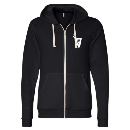 Adult Santa Monica Vikings Bella + Canvas Triblend Full Zip Hoodie