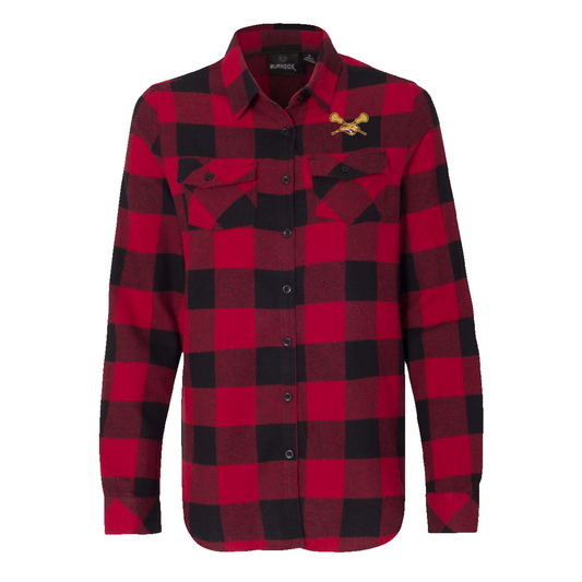 Women's Cooper High School Lacrosse Burnside Flannel Shirt