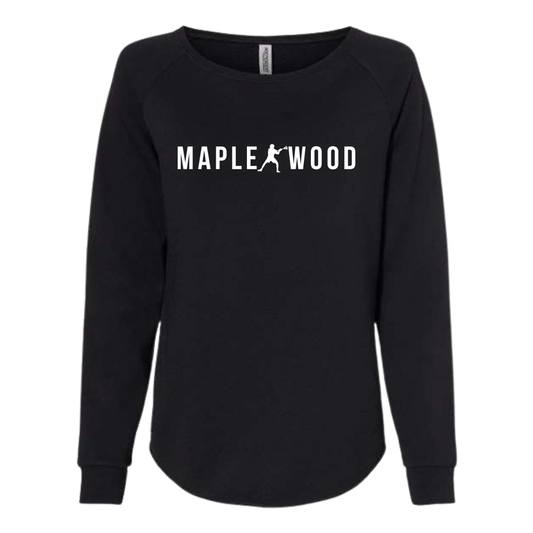 Women's Maplewood Lacrosse ITC Wave Wash Crewneck Sweatshirt