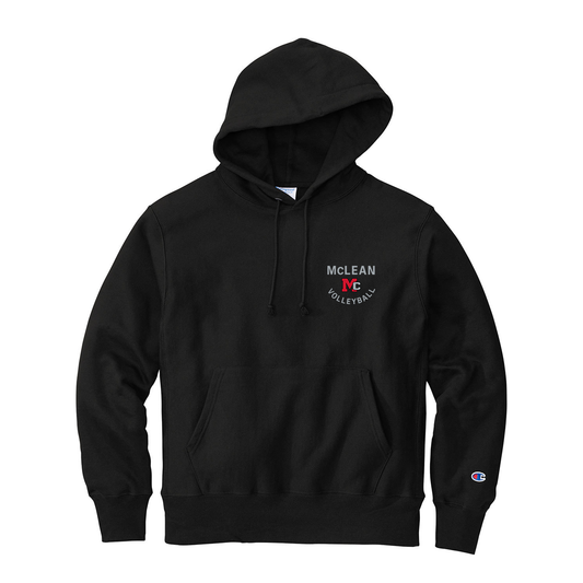 Adult McLean Volleyball Champion Reverse Weave Hoodie