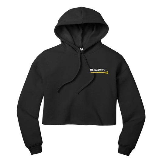 Women's Bainbridge Boys Lacrosse Bella + Canvas Cropped Hoodie