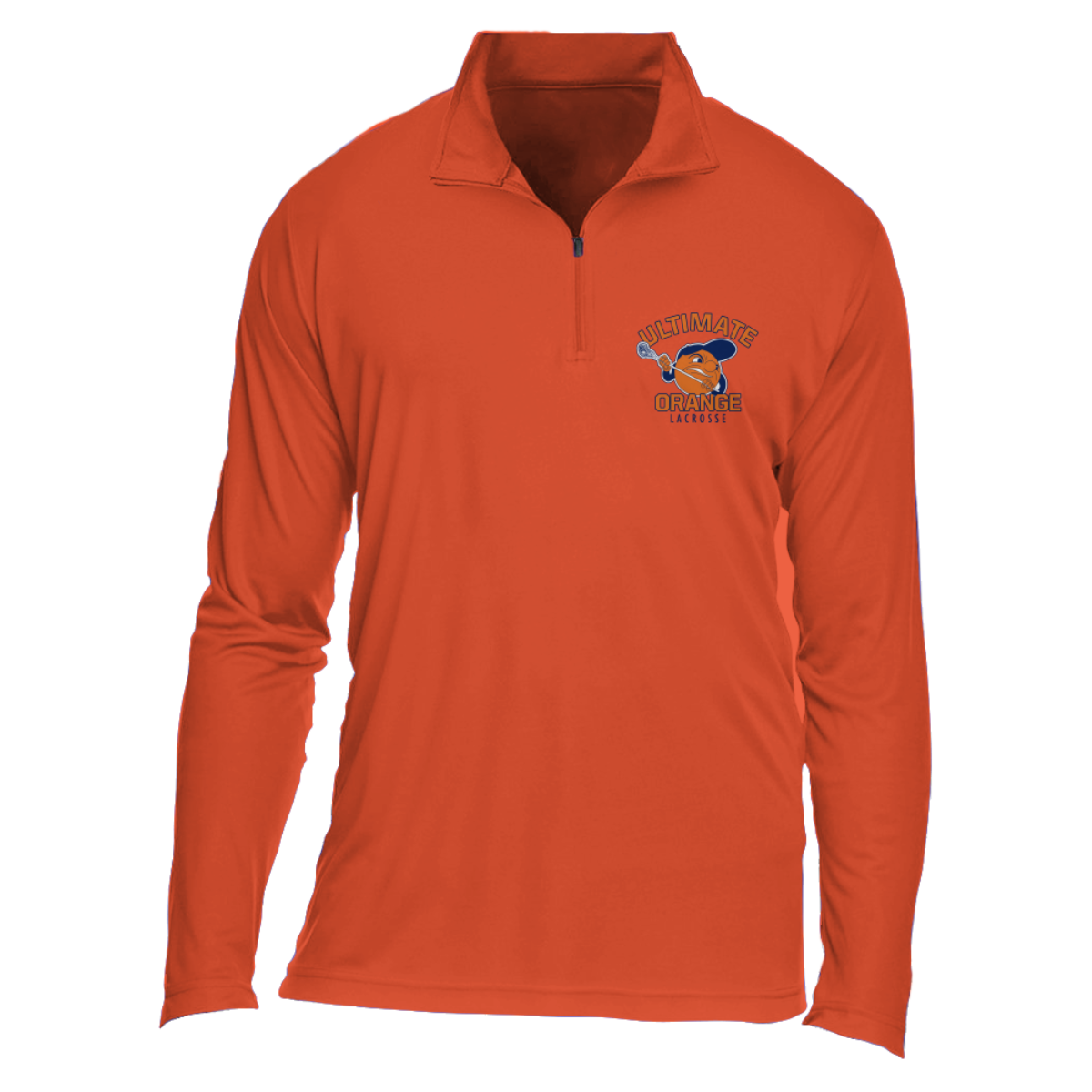 Adult Ultimate Orange Team 365 Zone Performance 1/4 Zip