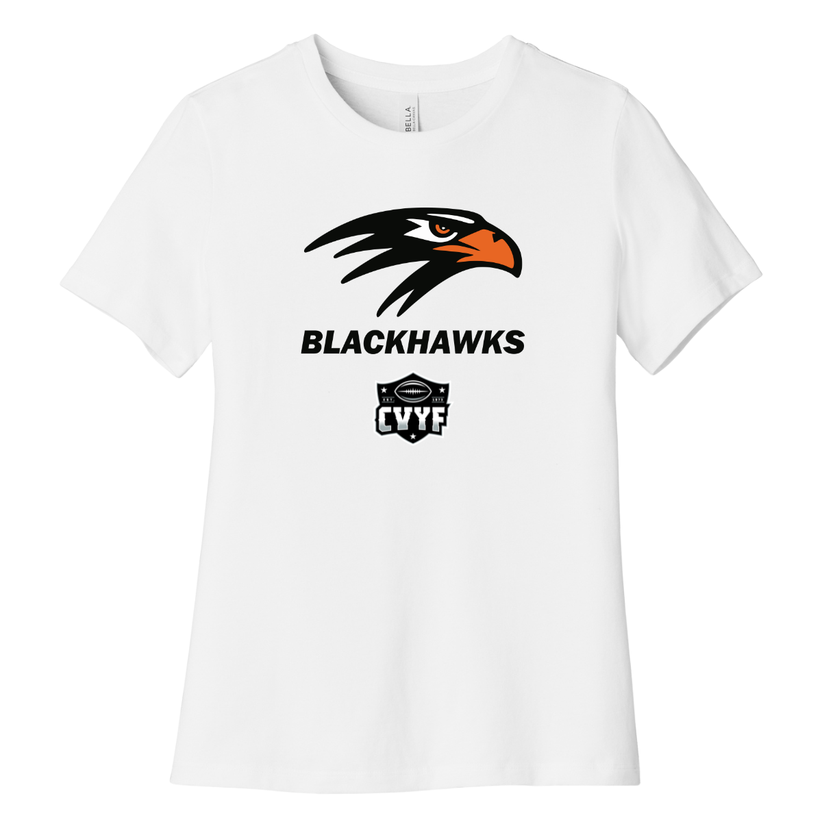 Women's Blackhawks Bella + Canvas Relaxed Jersey T-Shirt