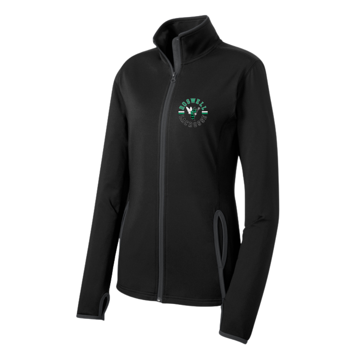 Women's Jr Hornets Lacrosse Sport-Tek Sport-Wick Stretch Full Zip Jacket