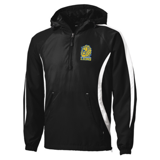 Adult Lions Sport-Tek Colorblock Raglan Anorak