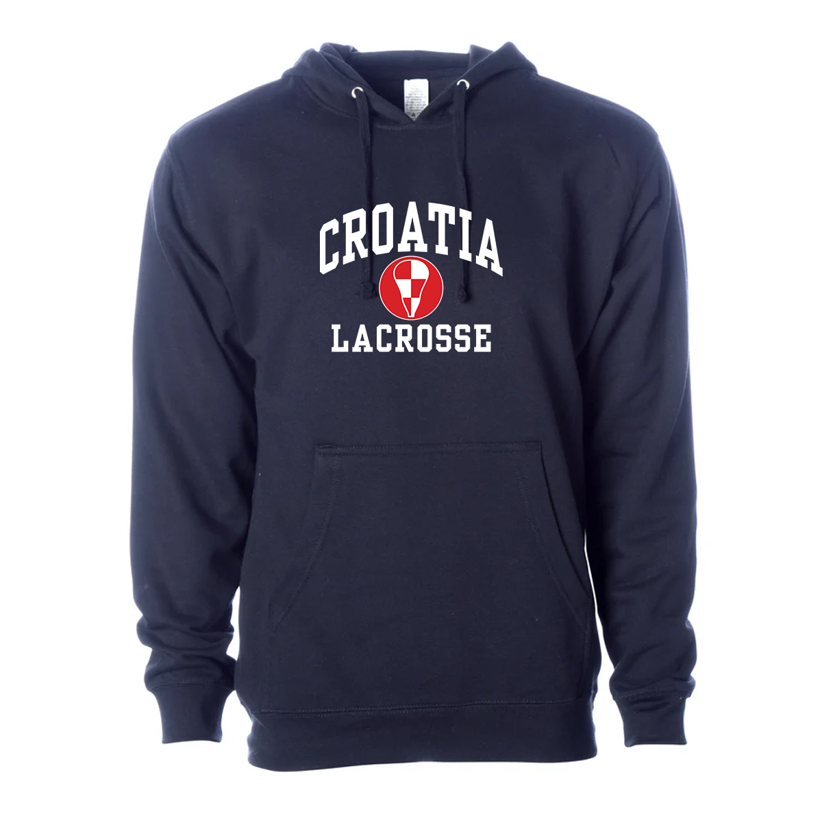 Adult Croatia Lacrosse Midweight Pullover Hoodie