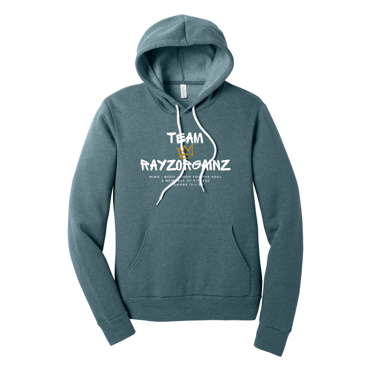 Adult Team Rayzorgainz Bella + Canvas Sponge Fleece Hoodie