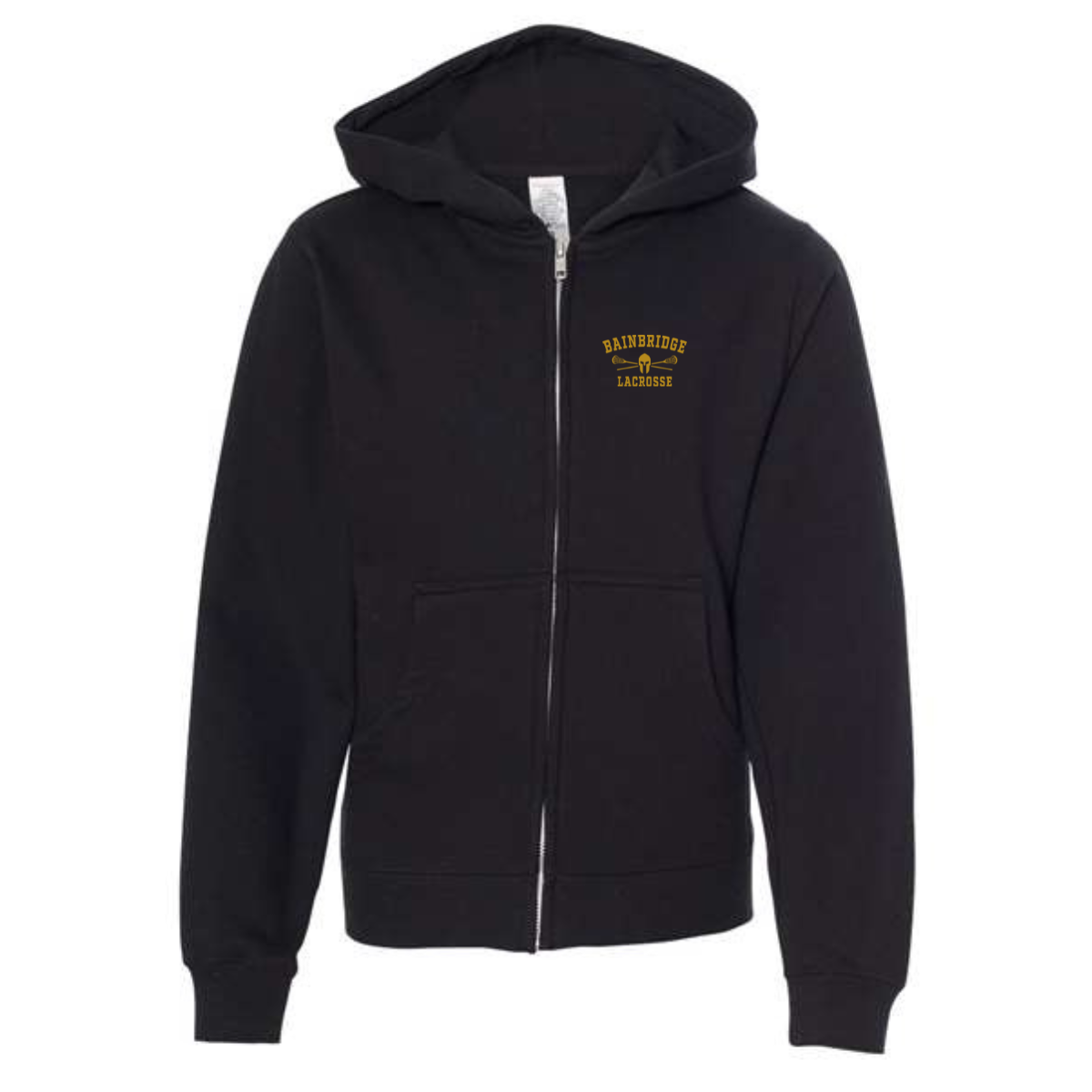 Youth Bainbridge Boys Lacrosse ITC Midweight Full-Zip Hoodie