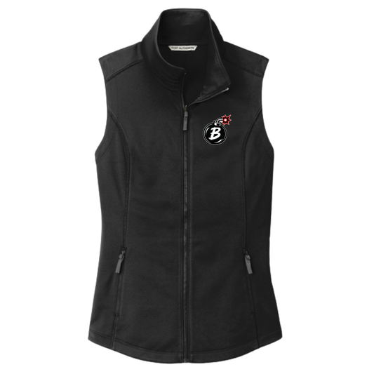 Women's Lowcountry bombers Port Authority Smooth Fleece Vest