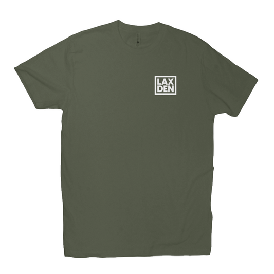 Adult LacrosseDen Next Level Cotton T-Shirt