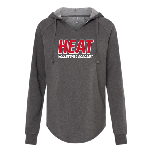 Womens Lightweight Wash Hooded Sweatshirt