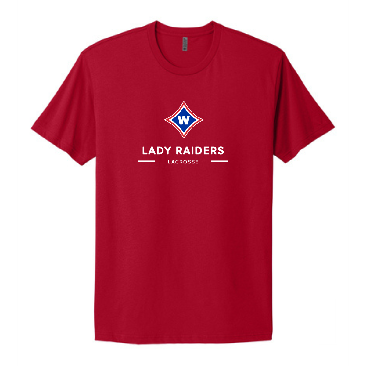 Adult Walton Girls Lacrosse Next Level Cotton T-Shirt
