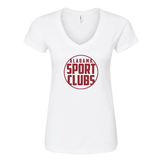 Women's Alabama Lacrosse Club Tultex V-Neck T-Shirt