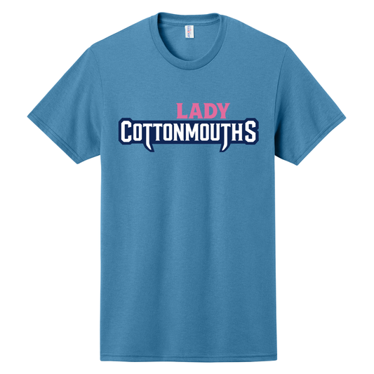 Adult Lady Cottonmouths Jerzees Dri-Power Blend T-Shirt
