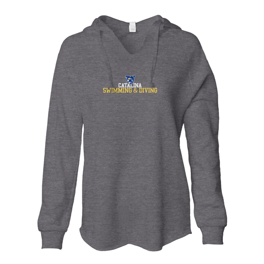 Women's Catalina Swimming & Diving ITC Lightweight Wash Hoodie
