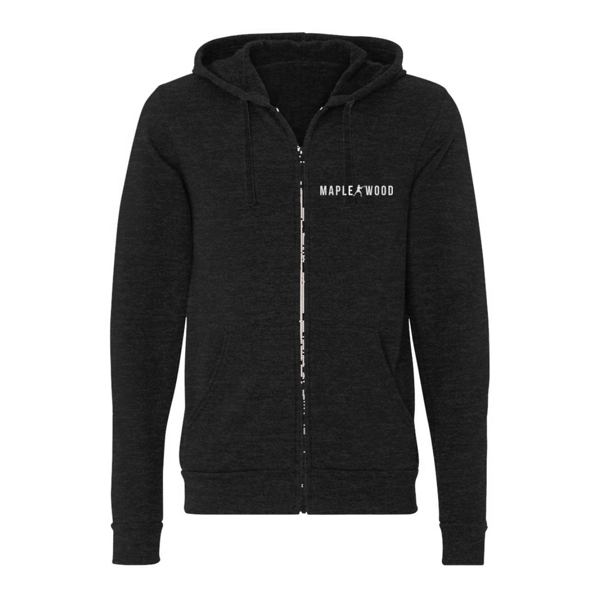 Adult Maplewood Lacrosse Bella + Canvas Triblend Fleece Full Zip Hoodie