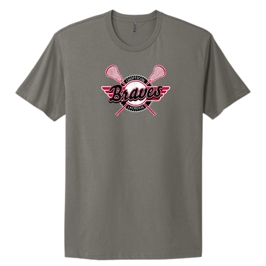 Adult Lady Braves Next Level Cotton T-Shirt