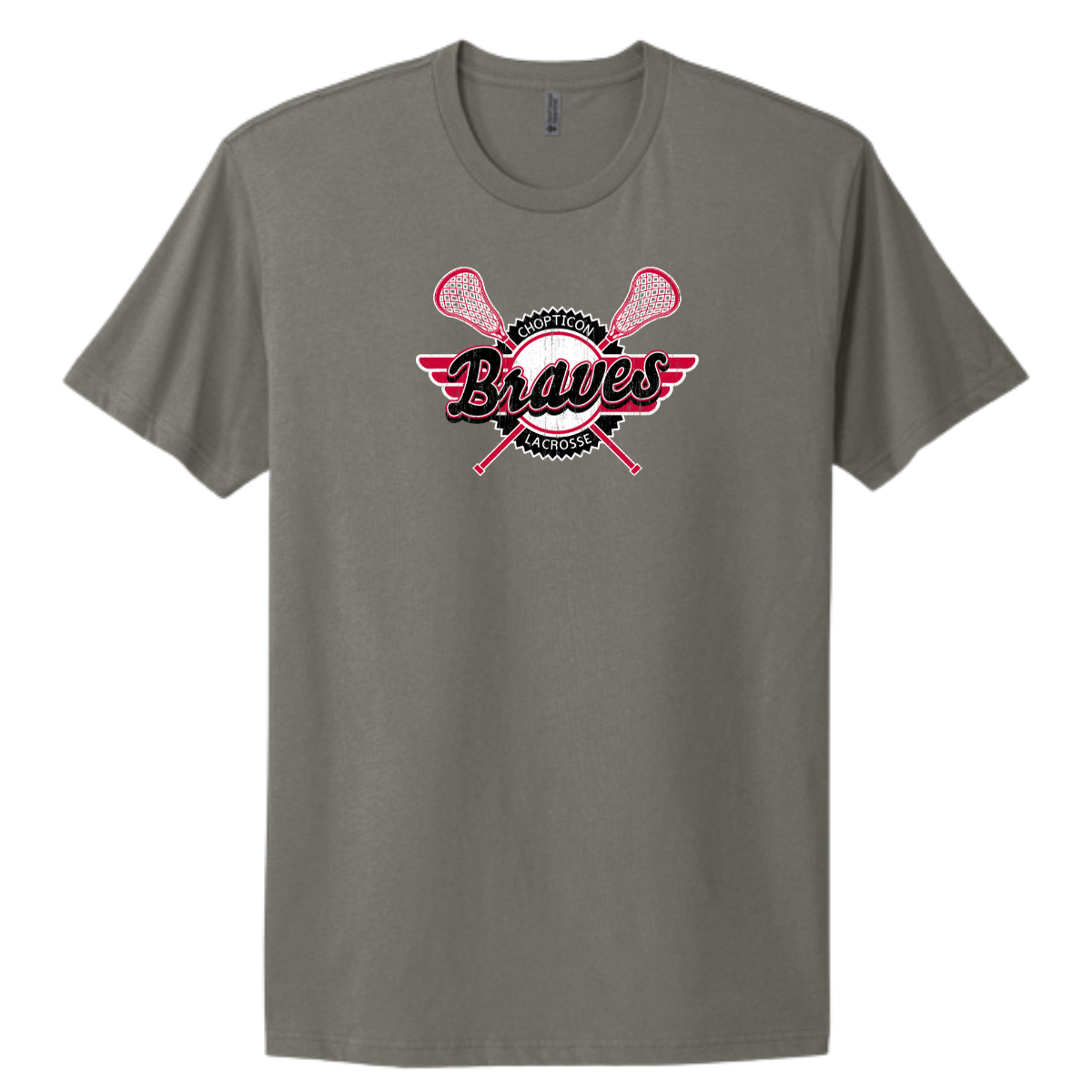 Adult Lady Braves Next Level Cotton T-Shirt