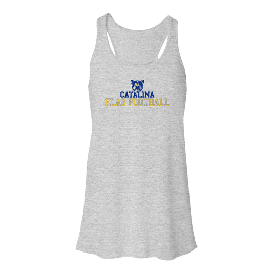 Women's Catalina Flag Football Flowy Racerback Tank