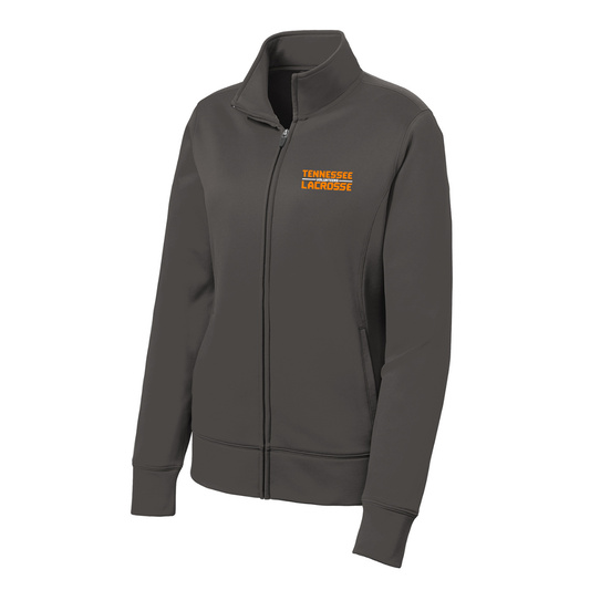Women's Tennessee Lacrosse Sport-Tek Fleece Full-Zip Jacket