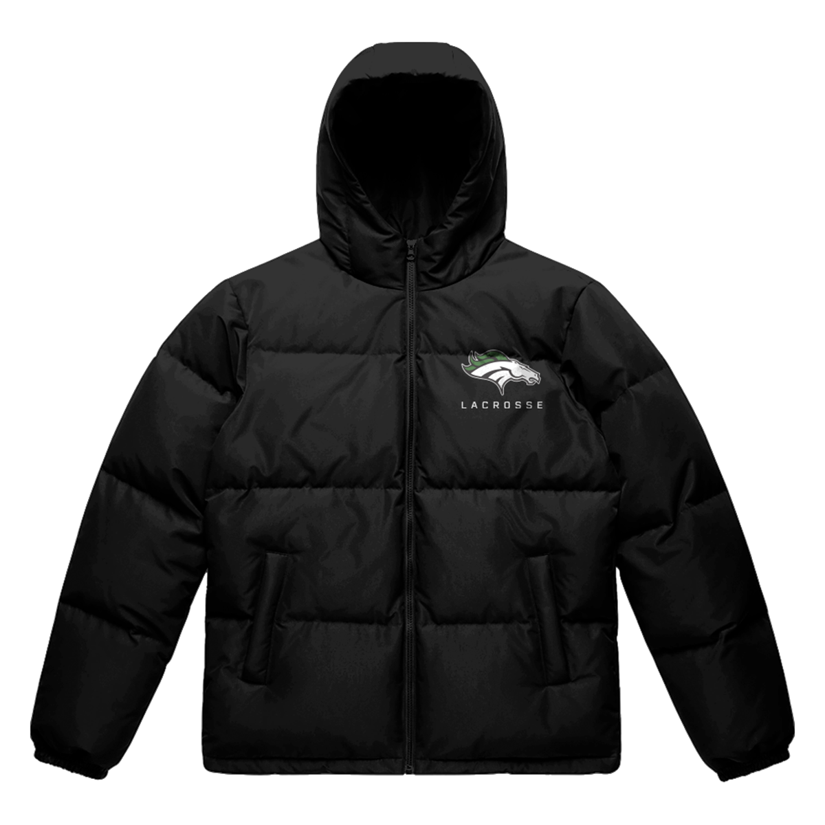 Adult EHS Lacrosse Hooded Puffer Jacket