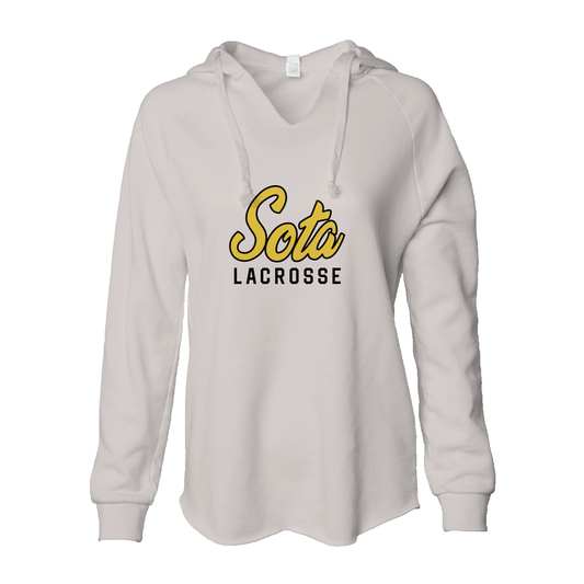 Women's Minnesota Lacrosse Lightweight Wash Hooded Sweatshirt
