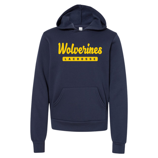 Adult Bellevue Lacrosse Bella + Canvas Sponge Fleece Hoodie