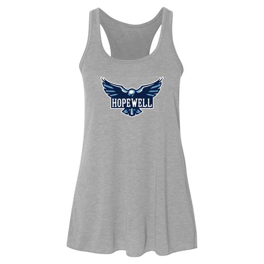 Women's Hopewell Hawks Bella + Canvas Flowy Racerback Tank
