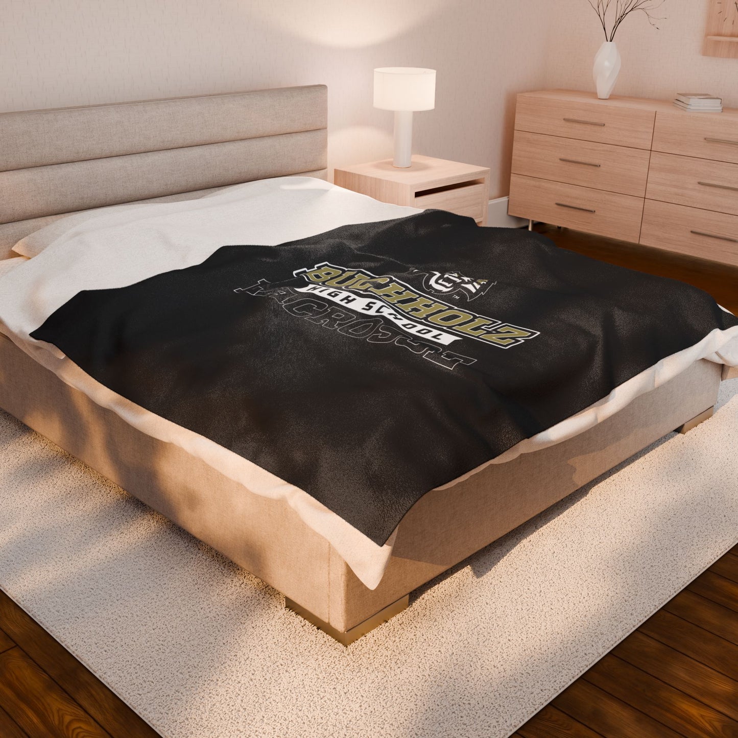 Buchholz Lacrosse Velveteen Plush Blanket (60" x 80")