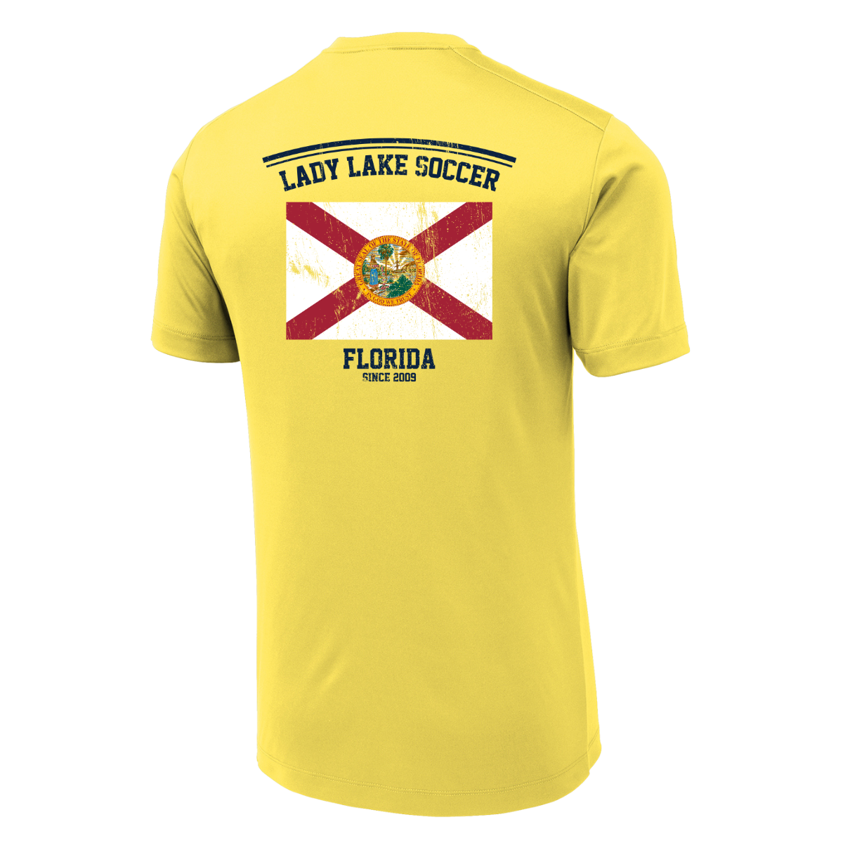 Adult Lady Lake Soccer Association Sport-Tek Posi-UV Pro Tee