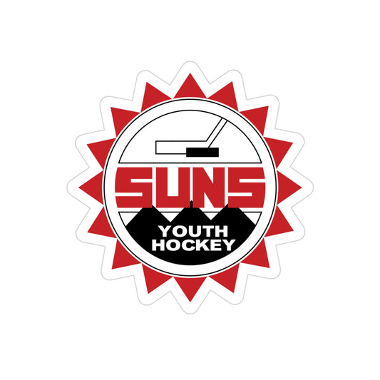 Sun Valley Hockey Transparent Die-Cut Outdoor Sticker