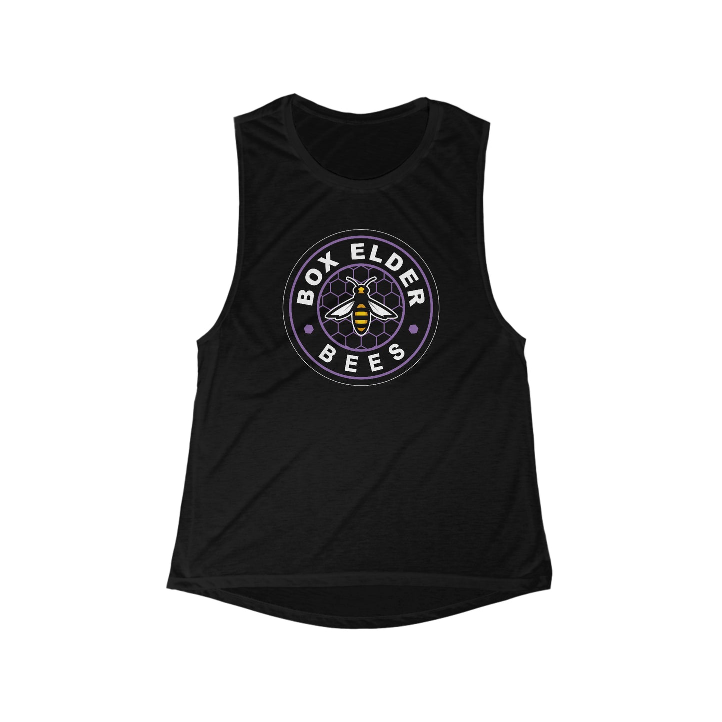 Women's Box Elder Lacrosse Bella + Canvas Flowy Scoop Sport Tank