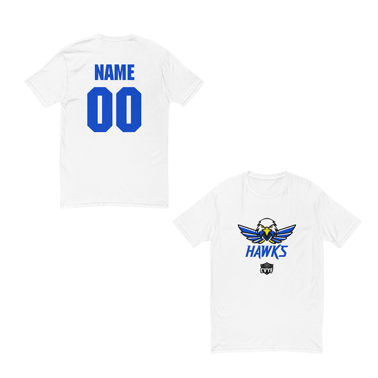 Personalizable - Adult Hawks Next Level Cotton T-Shirt