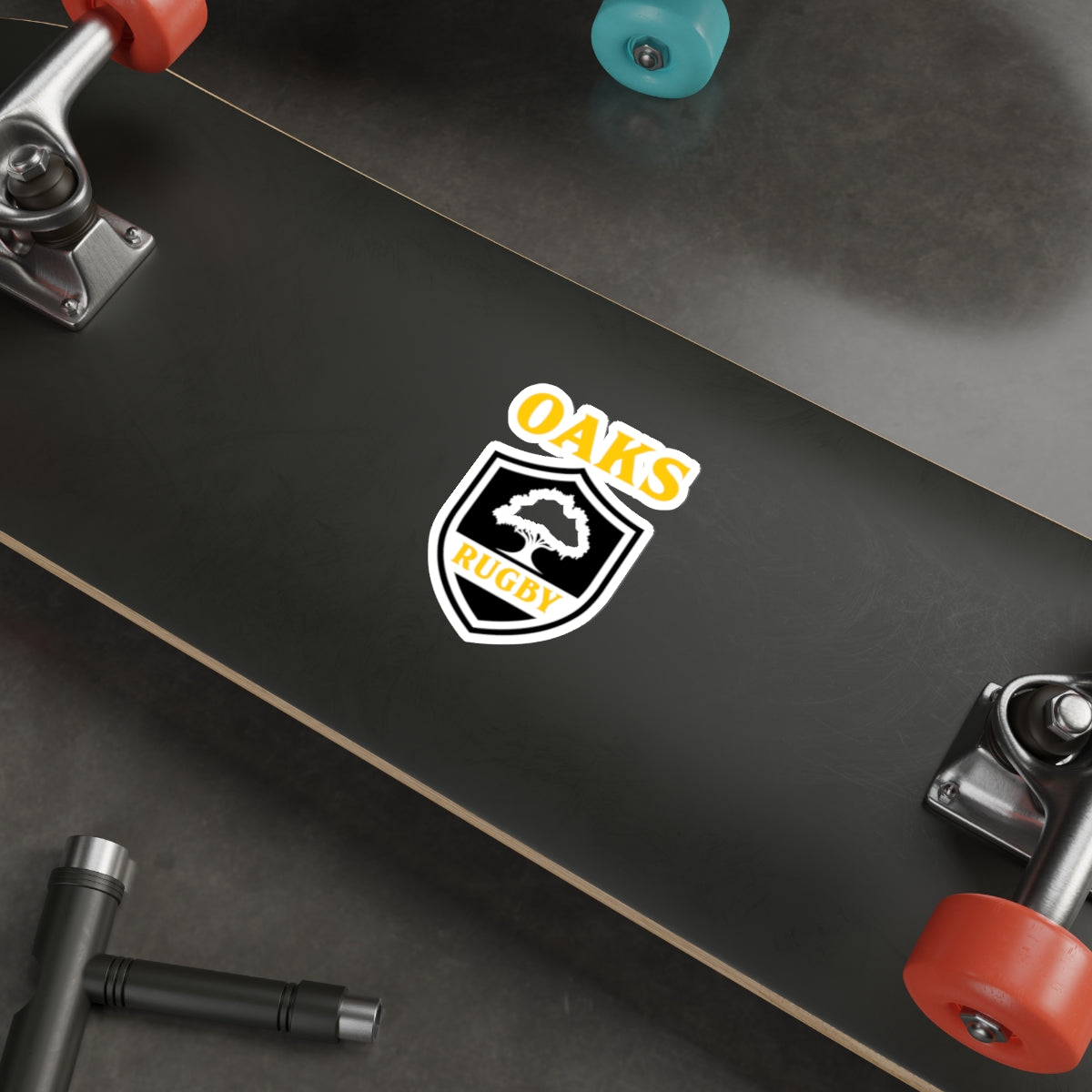 Oaks Rugby Die-Cut Sticker